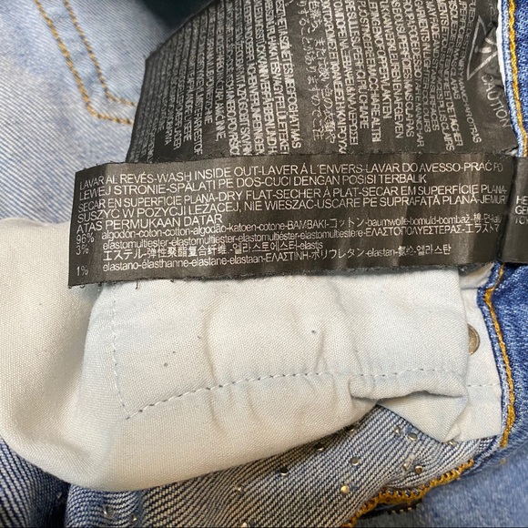 ZARA Slim Boyfriend Jeans With Pearls - Size 6 - Picture 6 of 6